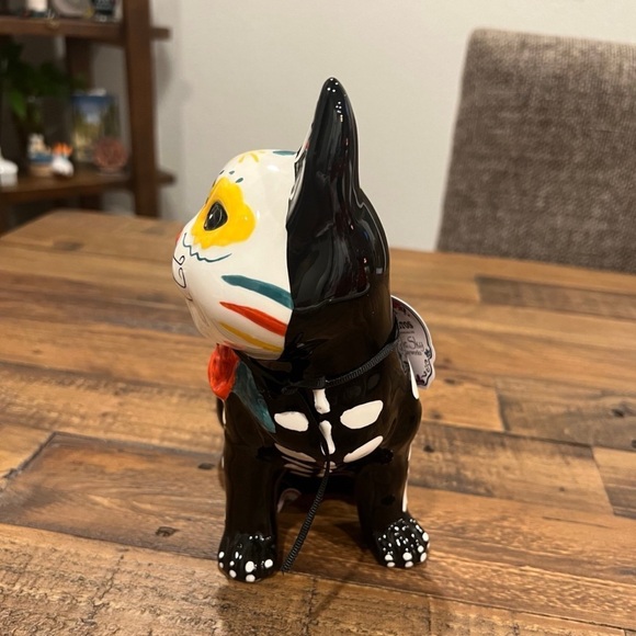 NWT Blue Sky Día De Los Muertos Cat Kitty Halloween Day of the Dead Decor - Picture 12 of 13